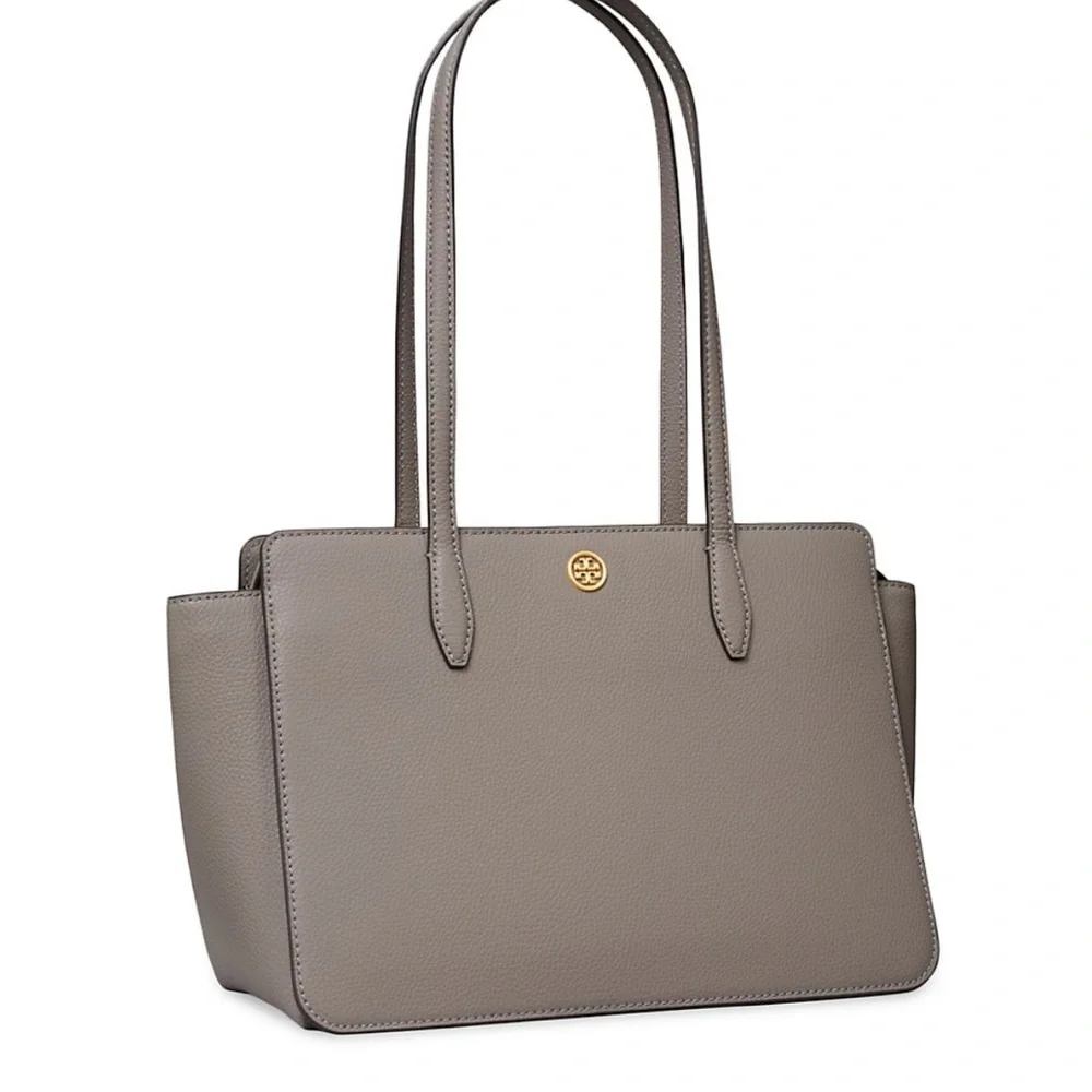 Tory Burch Robinson Pebbled Leather Tote Bag